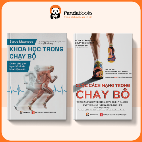 Sách - Combo 2 cuốn Khoa học trong chạy bộ + Cuộc cách mạng trong chạy bộ [PANDABOOKS]