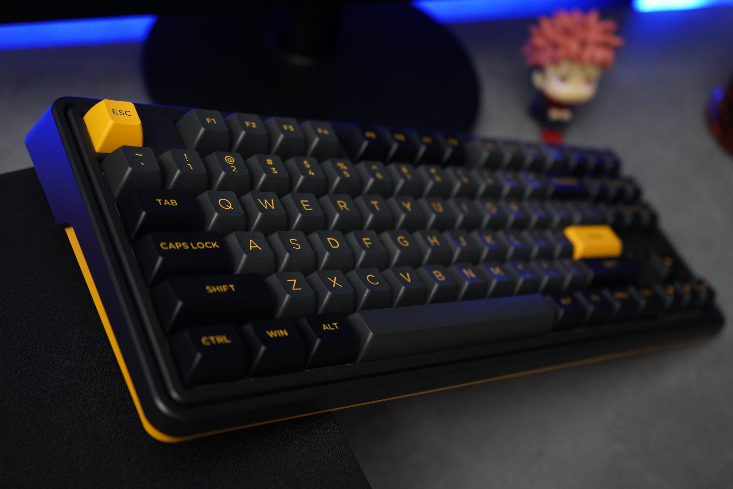 Bàn phím máy tính FL-Esports CMK87SAM Polar Night Black 3 Mode _Mới, hàng chính hãng
