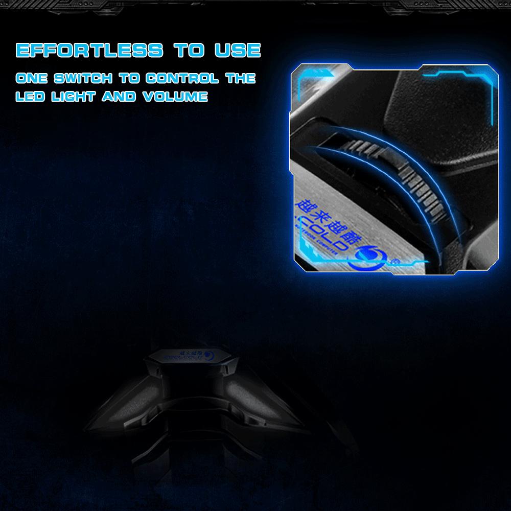 Chân đế micrô COOL COLD USB Powered Plug and Play để bàn có thể điều chỉnh với nắp đậy, có Đèn LED cho máy tính