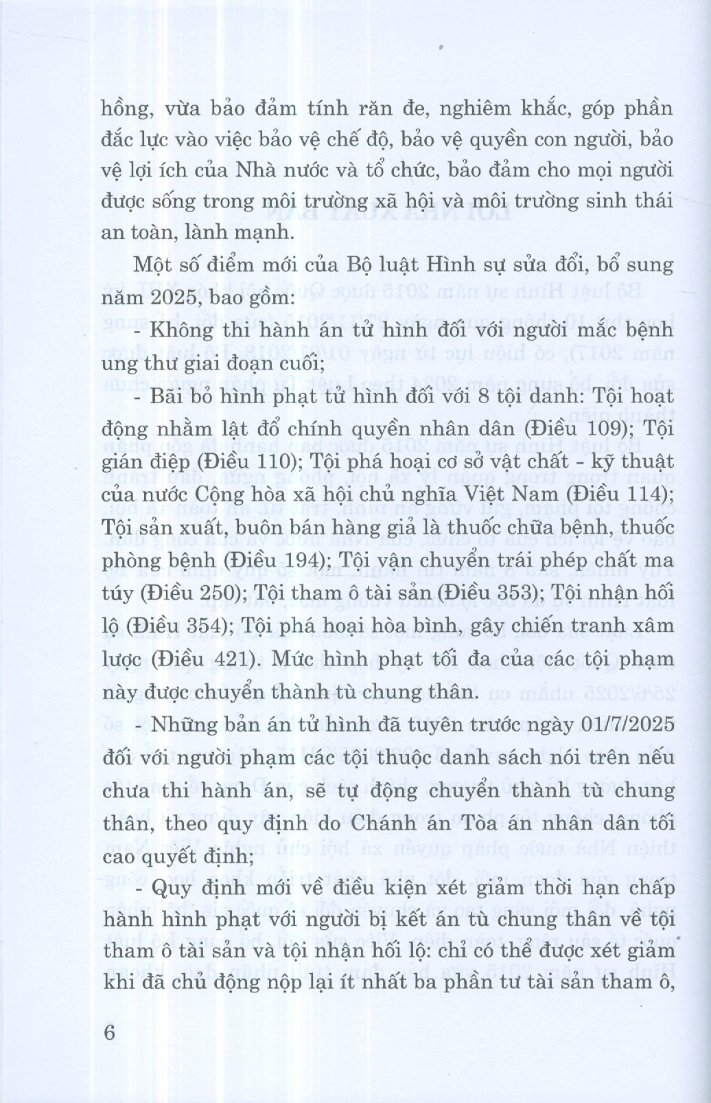 Bộ Luật Hình Sự Năm 2015 (Sửa Đổi, Bổ Sung Năm 2017, 2024, 2025) (Bản in năm 2026)