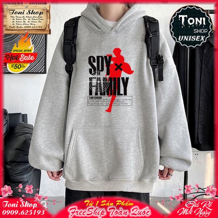 ÁO HOODIE SPYxFAMILY - In Pet Siêu Bền Siêu Đẹp - Full Size Full Màu