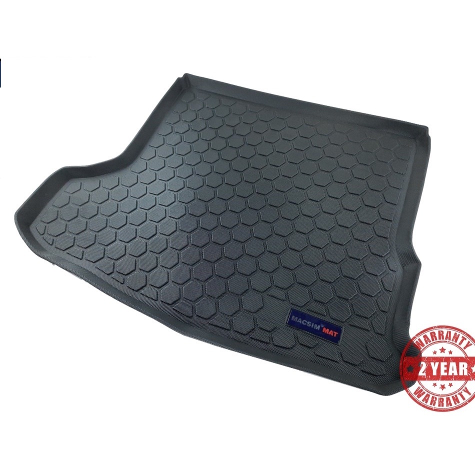 Thảm lót cốp xe ô tô MAZDA 3 / AXELA (SEDAN) 2017-2021 nhãn hiệu Macsim chất liệu TPV cao cấp màu đen (140)