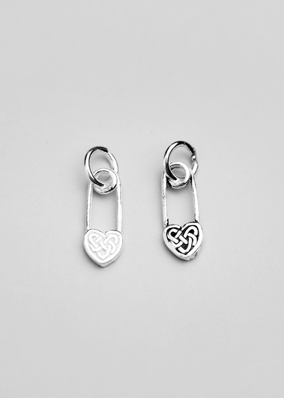 Combo 3 cái charm bạc hình ổ khóa may mắn treo - Ngọc Quý Gemstones