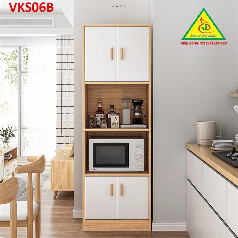 Tủ để đồ nhà bếp nhiều ngăn VKS06B - Nội thất lắp ráp Viendong Adv