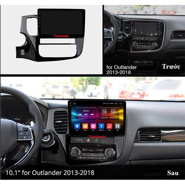 Màn Hình 10 Inch Mitsubishi Outlander 2013 -2018 có GPS dẫn đường, điều khiển ra lệnh bằng giọng nói