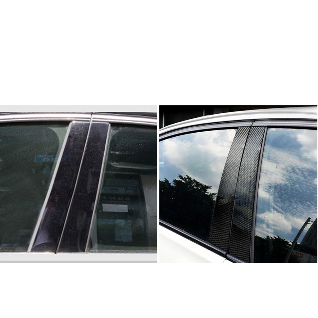 Carbon Fiber Car Window  Cover Trim Fr   E90