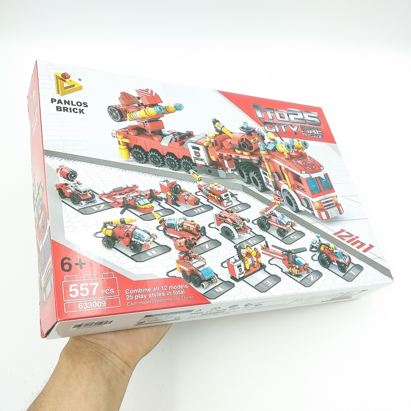 Bộ lắp ráp mô hình xe cứu hỏa - Panlos 633009