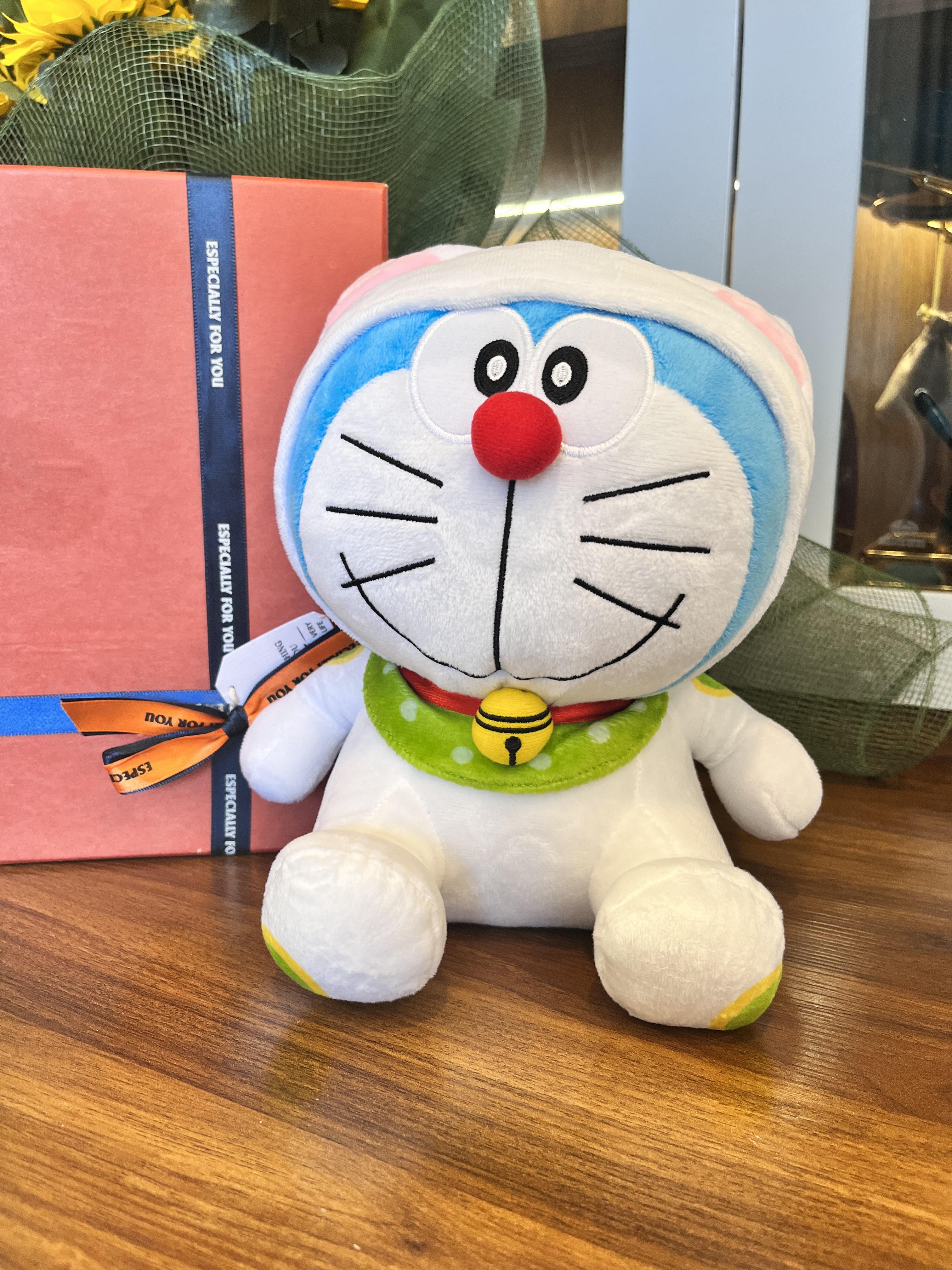 Gấu bông Doraemon Phiên bản Đặc Biệt Quý Mão 2023, Quà tết cho bé, Gấu bông nhỏ, Thú bông Doraemon cao 22cm - Sản Phẩm Có Bản Quyền, Phân Phối Bởi Teenbox