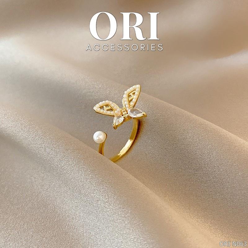 Nhẫn nữ Freesize cánh bướm Celina độc đáo thời trang ORI ACCESSORIES N063