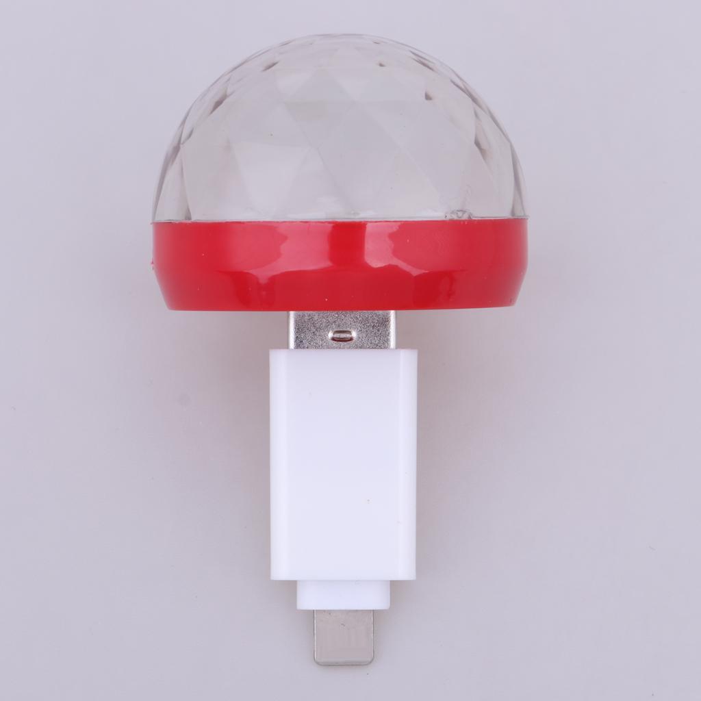 2xUSB Mini for Home Party DJ Lighting Red