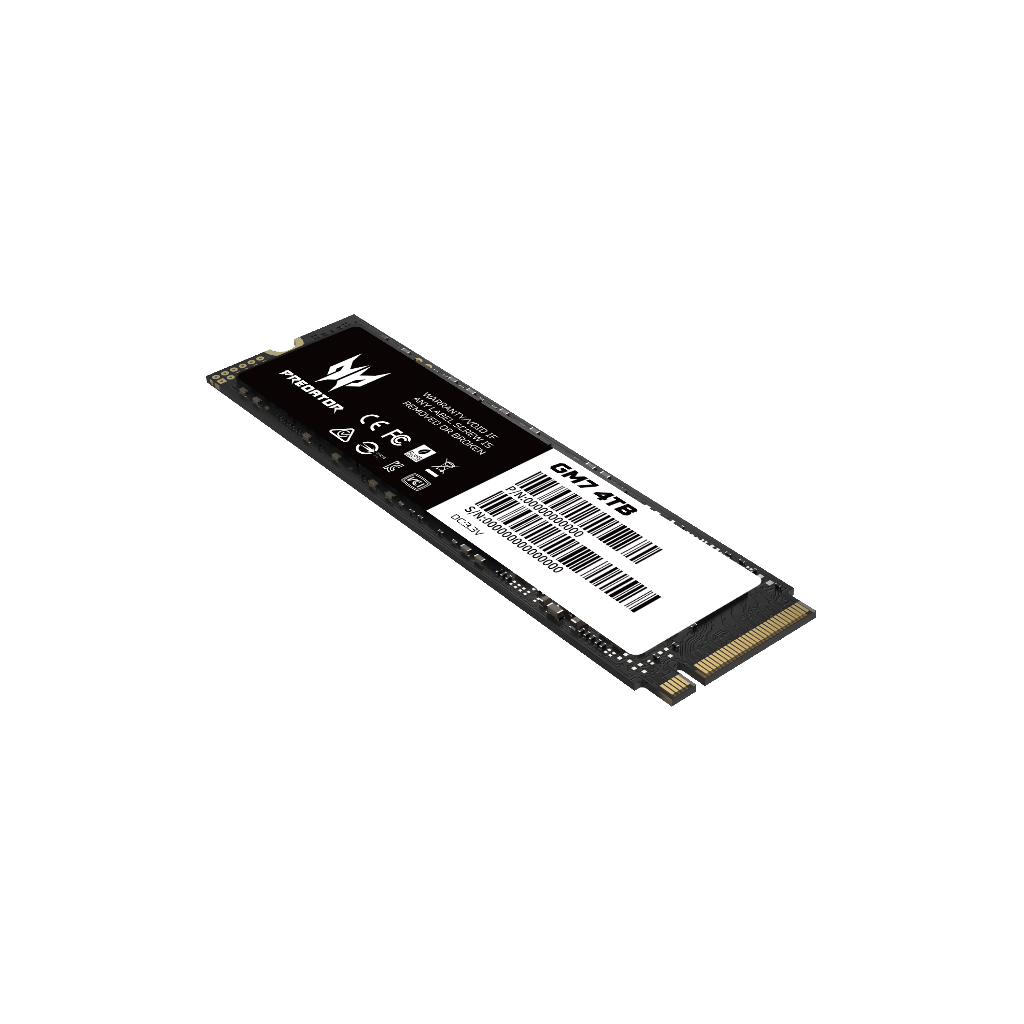 Hình ảnh Ổ cứng Acer SSD Predator GM7 PCIe Gen 4.0 x 4, NVMe 2.0 Tốc độ đọc 7400 MB/s -  HÀNG CHÍNH HÃNG Bảo hành 5 năm