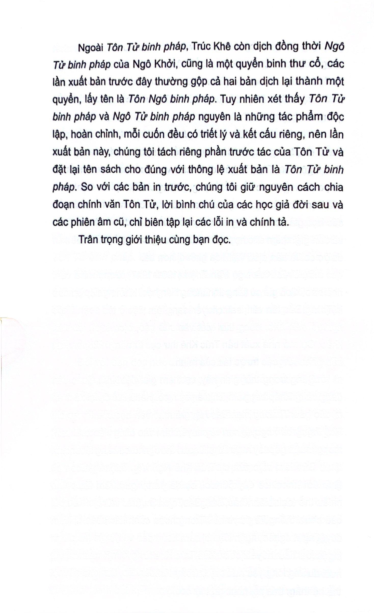 Tôn Tử Binh Pháp (Tái Bản 2024)