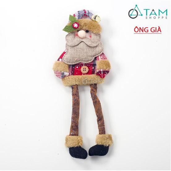 Phụ kiện treo Noel búp bê vải chân dài nhiều kiểu X-PKTCT-55