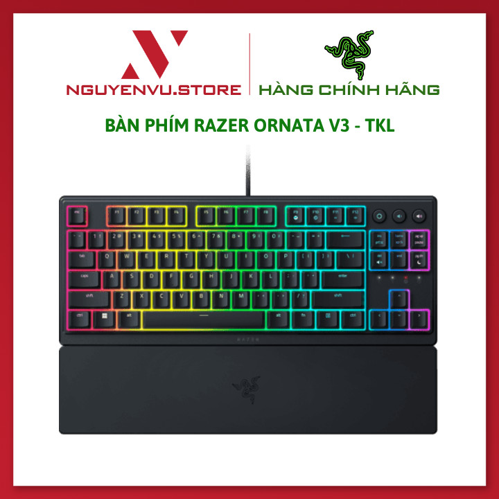 Bàn phím cơ Razer Ornata V3 TKL (RZ03-04880200-R3U1) - Hàng Chính Hãng