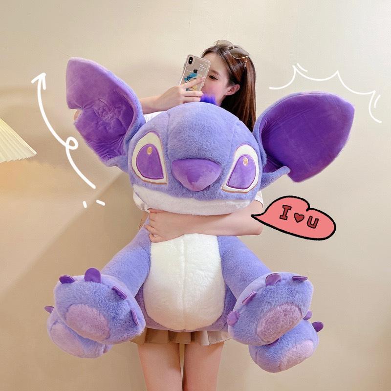 Gấu bông Stitch tím mộng mơ Stick tím hot hit size 35-100cm siêu bự