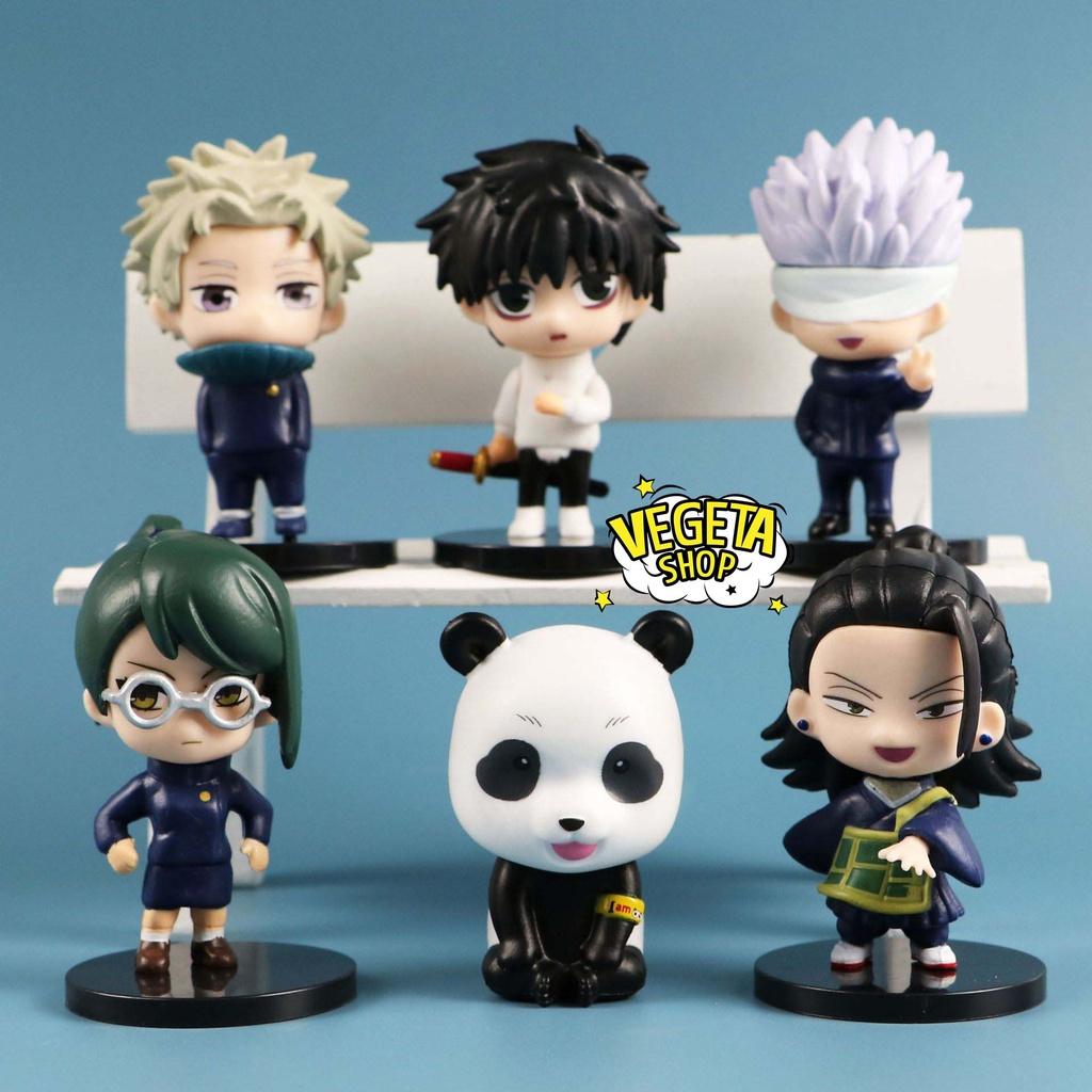 Mô hình Jujutsu Kaisen - Chú thuật hồi chiến - Toge Inumaki Yuta Okkotsu Maki Zenin Panda Satoru Gojo Suguru Gero 7~8cm