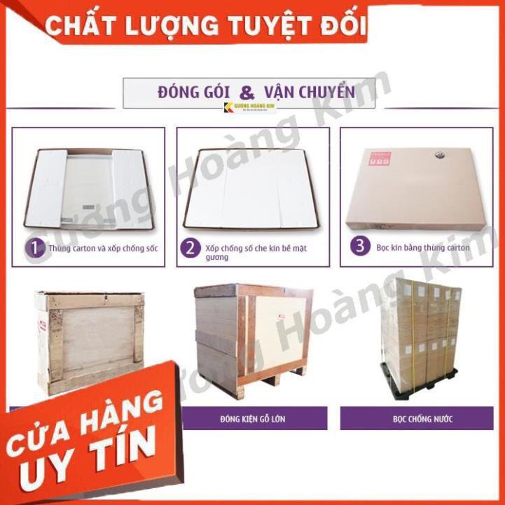 Gương toàn thân dán tường trang điểm không viền chữ nhật treo tương giá rẻ dễ lắp đắt 50X120- guong Mirror