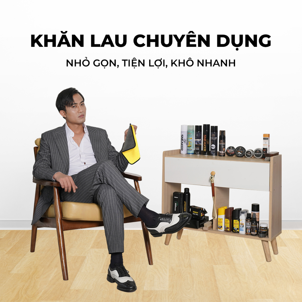 Hình ảnh Khăn lau giày tiện lợi chuyên dụng XIMO siêu mềm mại (KDGG01)