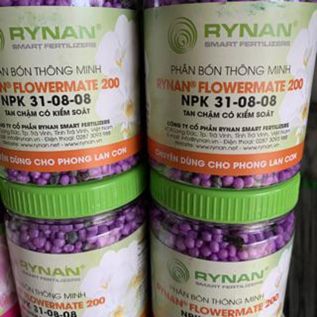 PHÂN BÓN TAN CHẬM THÔNG MINH CÓ KIỂM SOÁT RYNAN FM 200 dành cho lan con