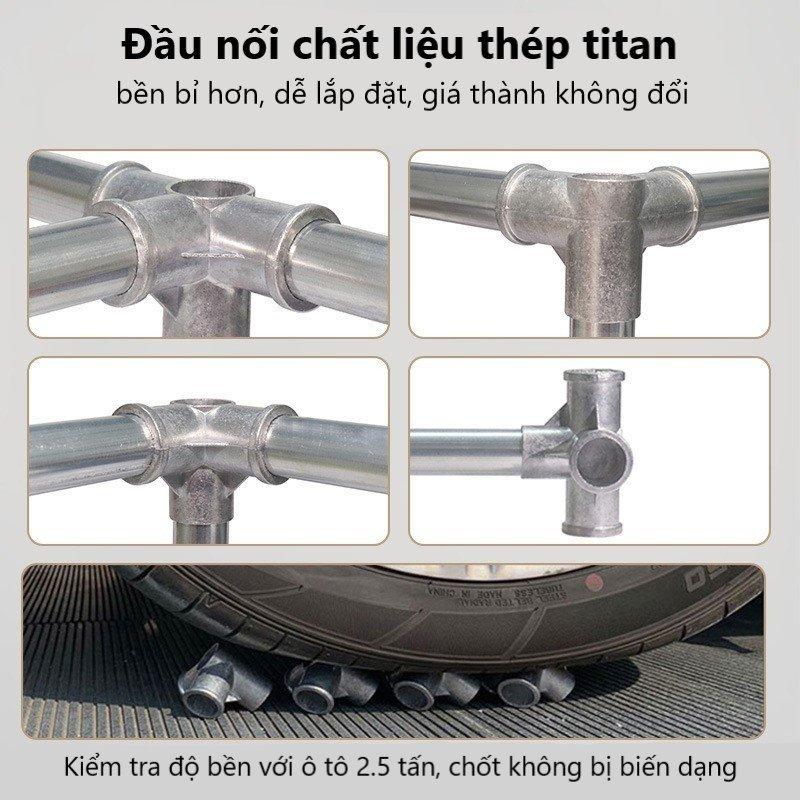 Tủ quần áo, tủ đựng quần áo vải khung thép titan chốt hợp kim cao cấp 130x170x45cm siêu chịu tải BH 24 tháng