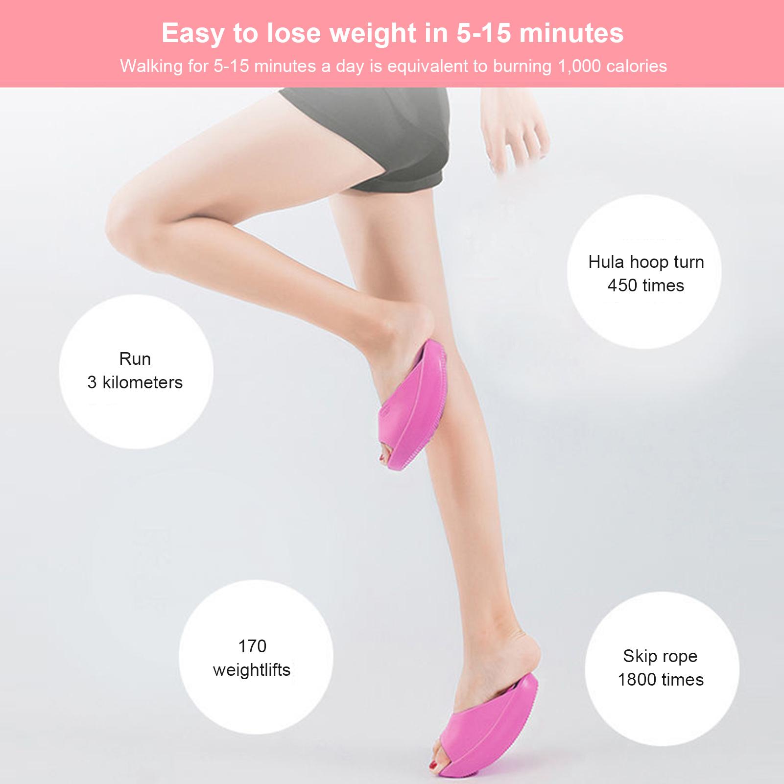 Giảm Cân Rung Lắc Giày Nữ Phối Kéo Dài Cân Bằng Dép Massage Cặp Đôi Hip Lift Stovepipe Chân Đẹp Cho Nam