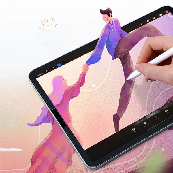 Kính cường lực MIPOW KingBull Paper-Like 2 IN 1 Premium HD (2.7D) dành cho iPad  Cảm giác như viết và vẽ trên giấy không bám vân tay Hàng Chính Hãng