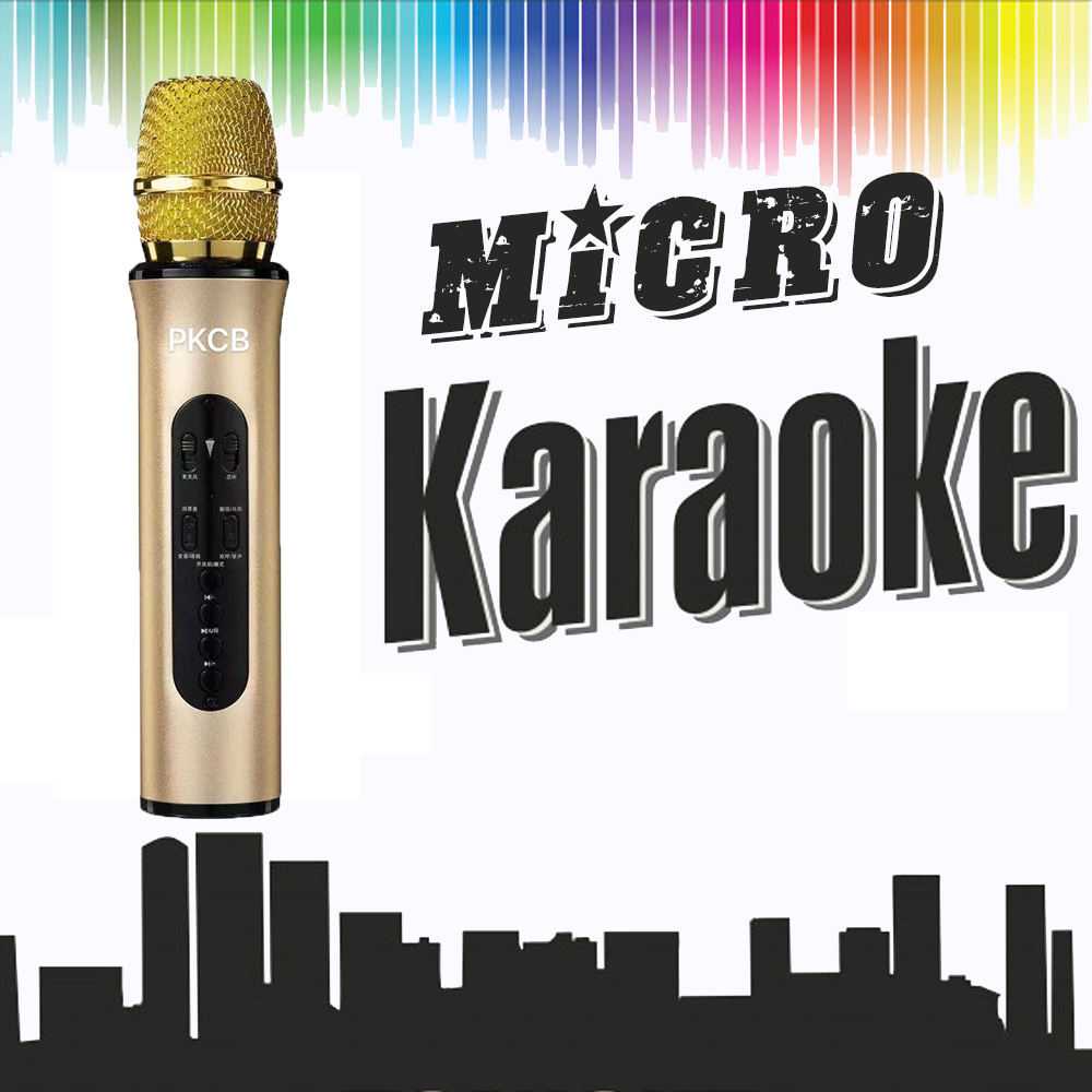 Micro Hát Karaoke Bluetooth Kết Nối Không Dây Cao Cấp Âm Thanh Chân Thật PKCB -Hàng Chính Hãng