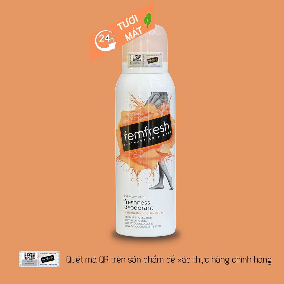 Xịt thơm mát vùng kín cao cấp Femfresh 125ml (Nhập khẩu)