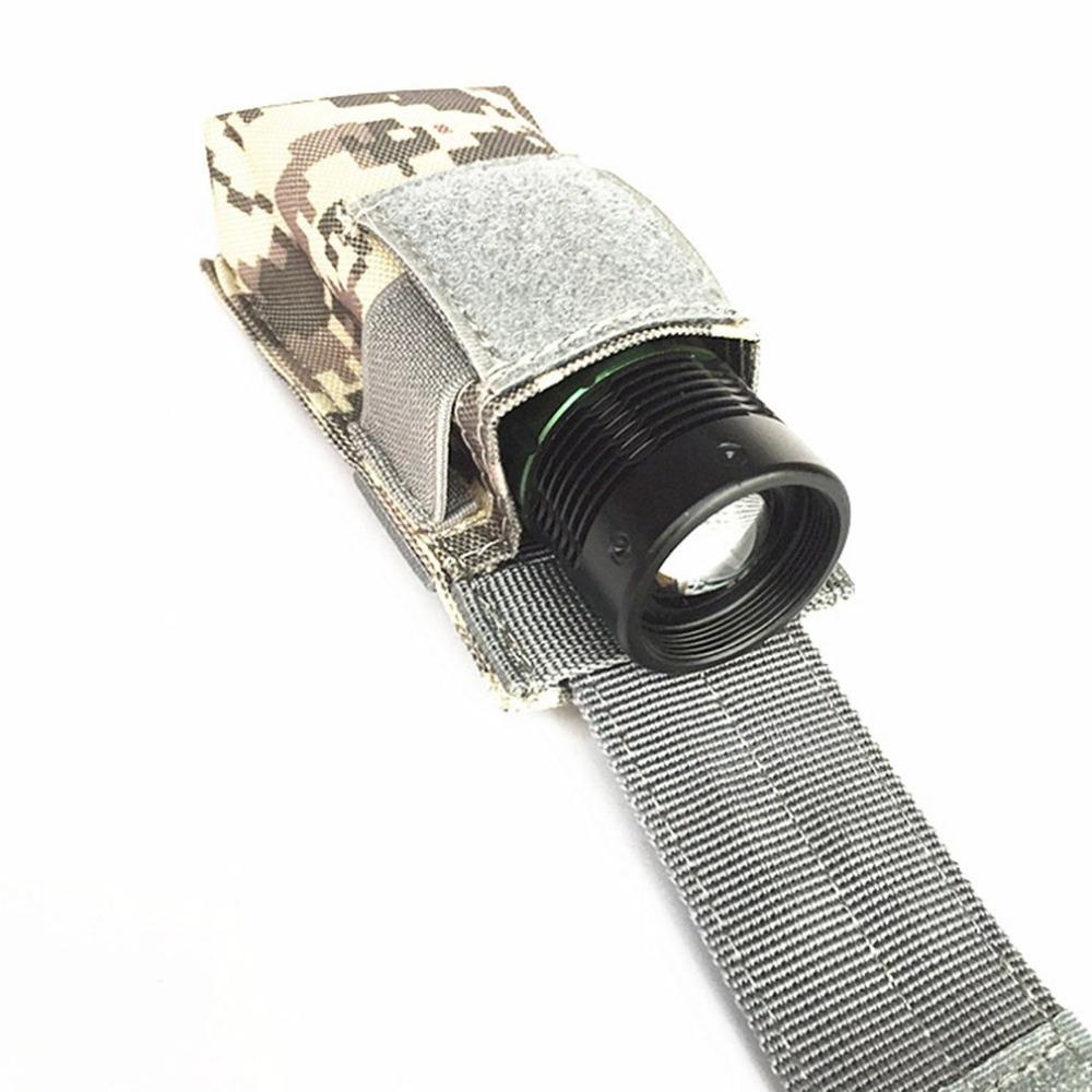 4xTactical Military Flashlight Torch Belt Holster Holder Pouch - Black