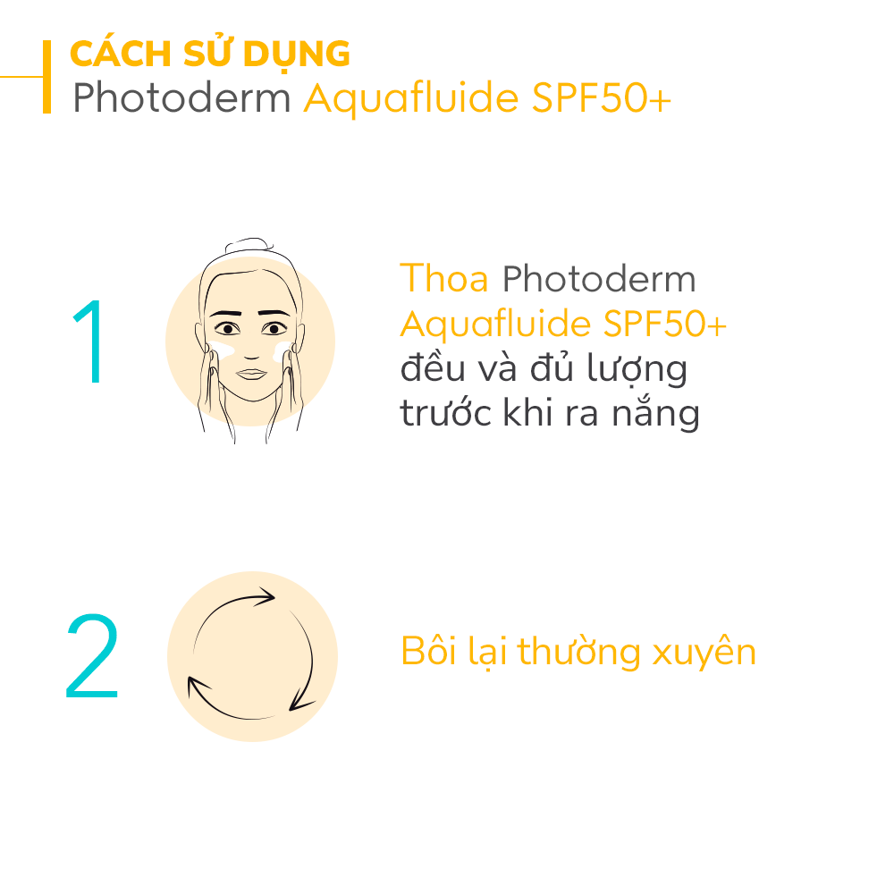 Kem chống nắng giảm bóng nhờn cho mọi loại da Bioderma Photoderm Aquafluide SPF50+ Claire 40ml