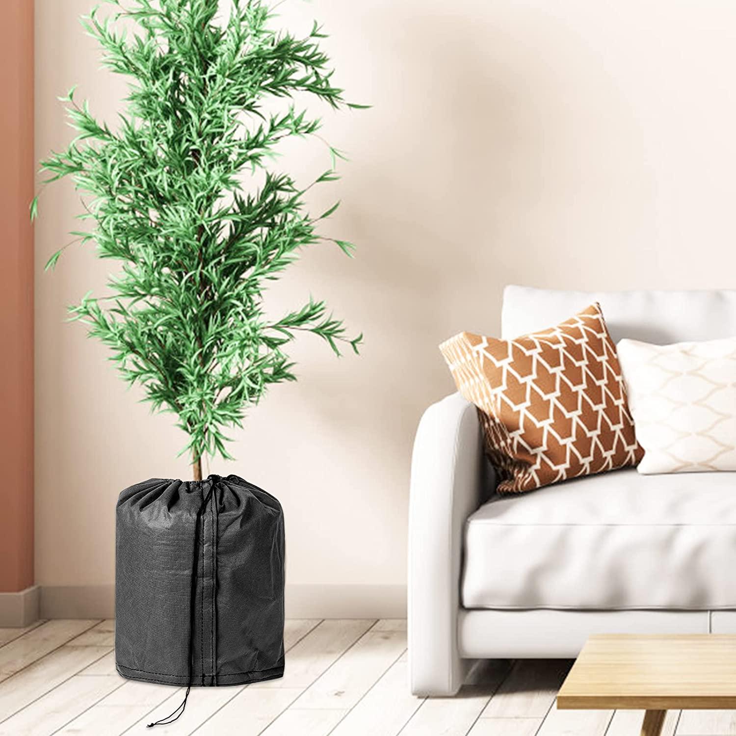 Túi Giữ Nhiệt Chậu Hoa, Túi Bảo Vệ Cây Có Thể Tái Sử Dụng Trong Mùa Đông, Túi Chống Sương Giá Mùa Đông Cho Cây Trong Chậu, Cây, Cây Bụi 50x45cm