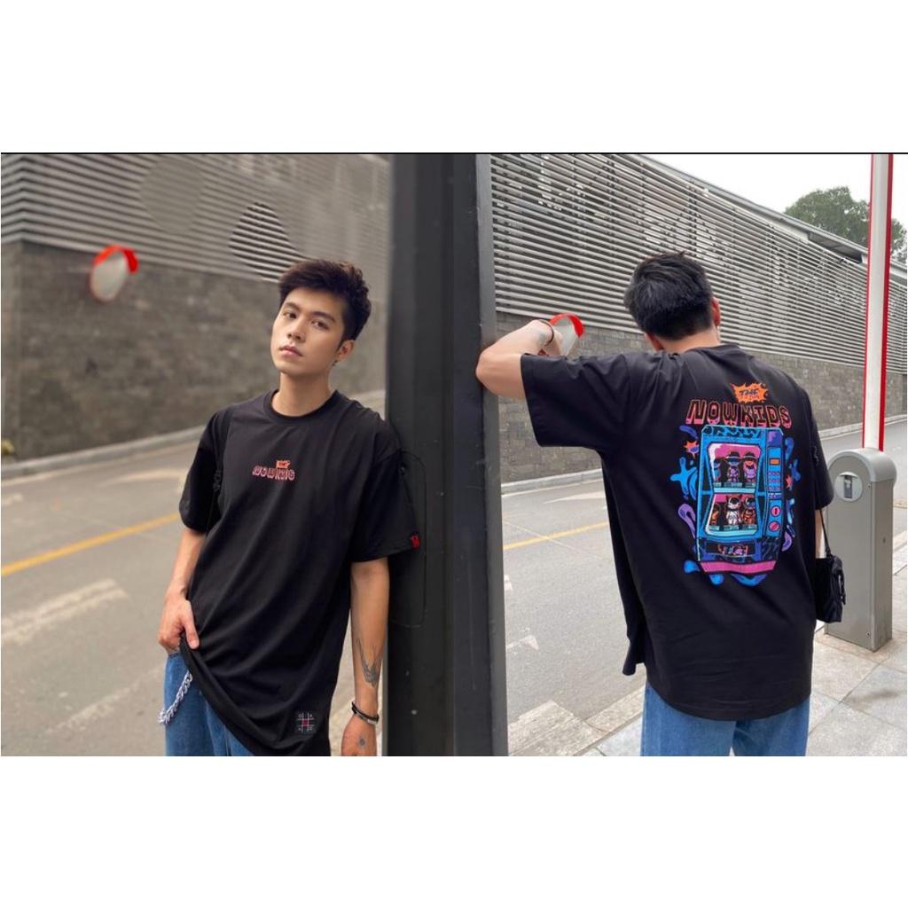 Áo thun unisex tay lỡ NOW VENDING MACHINE || Hany shop