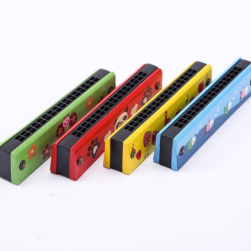 Đồ chơi kèn harmonica gỗ 16 lỗ cho bé giá rẻ