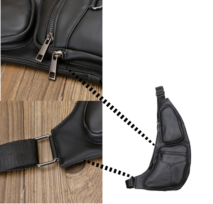 Túi đeo chéo nam DA THẬT cao cấp phong cách mới – BEE GEE DCN9404