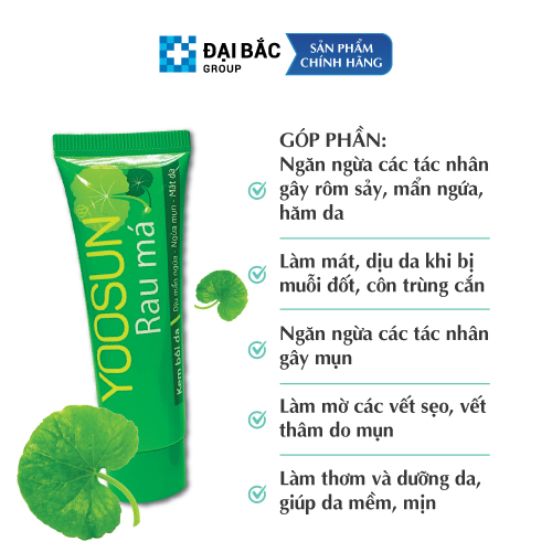 Kem Kem bôi da Yoosun Rau Má Tuýp 25g/50g.