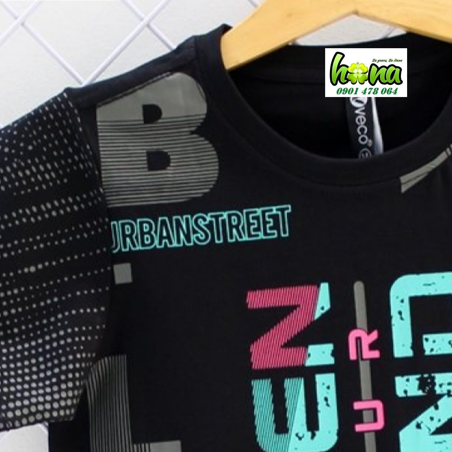 A0003226 Áo thun đen ngắn tay bé trai siêu đẹp, thun cotton 100%, từ 22-48kg