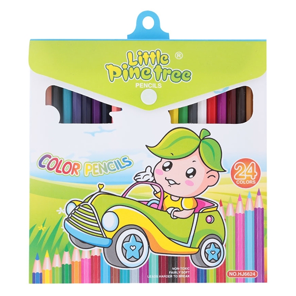 Bút Chì Màu 24 Màu HJ6624 Little Pine Tree Pencils - NQ