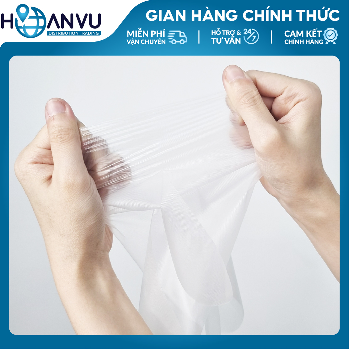 Găng tay nhựa cao cấp TPE TP Plastic (100 cái/hộp)