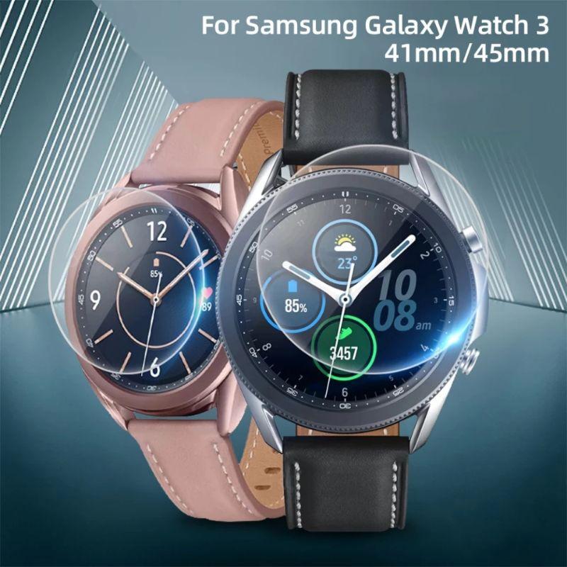 Kính cường lực 2D chống trầy xước bảo vệ cho đồng hồ Samsung Galaxy Watch 3 41MM/ 45MM