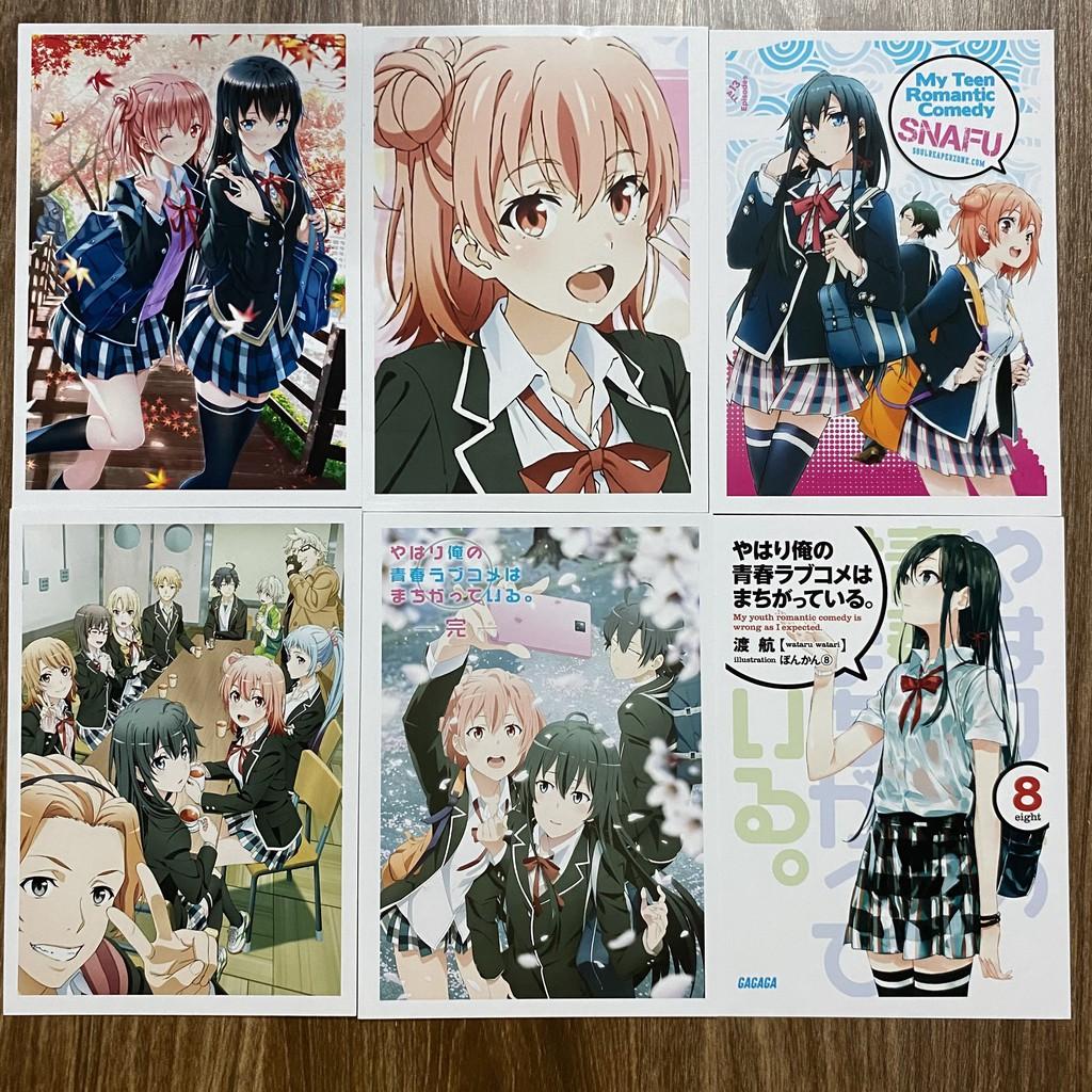 Bộ 20 tấm postcard Yahari Ore no Seishun Love Comedy wa Machigatteiru