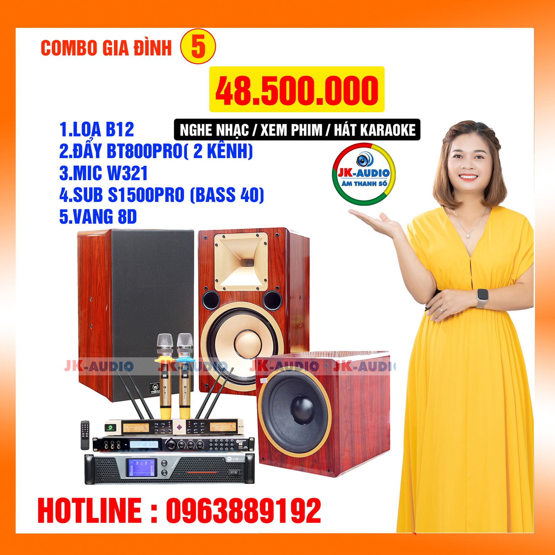 Combo karaoke gia đình loa B12 trị giá 48,5 triệu - Hàng chính hãng