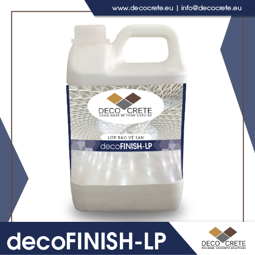 decoFINISH-LP - Hoá chất Tăng Bóng bảo vệ sàn bê tông công nghệ colloidal silica DECO CRETE