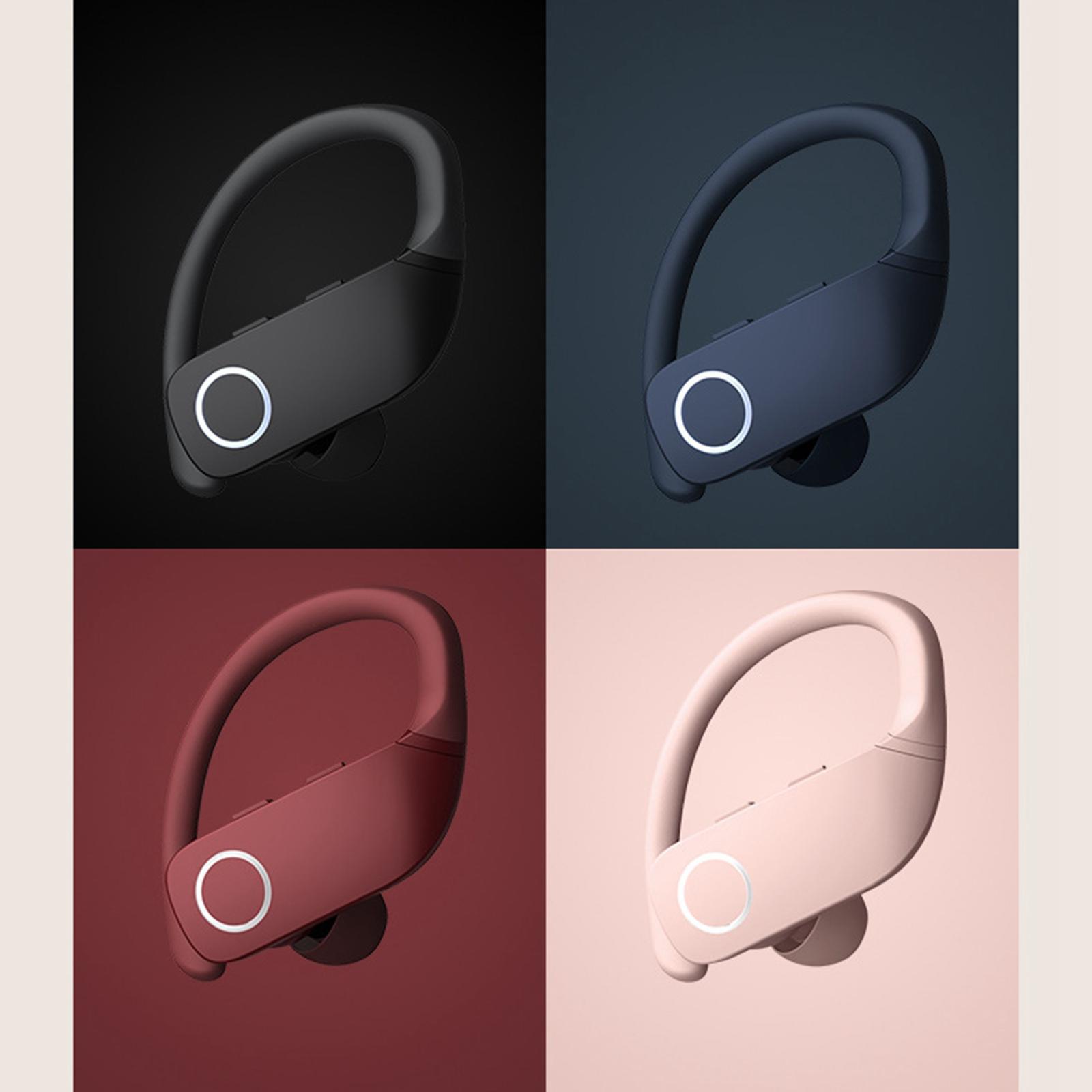Bluetooth 5.0 IP4 Waterproof Wireless Earbuds Built in Mic for Workout Sport