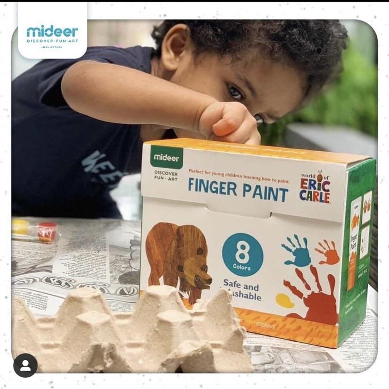 Bộ tô màu cho bé Mideer Finger Paint, Đồ chơi Sáng Tạo Cho Trẻ Em Từ 2,3,4,5,6 Tuổi