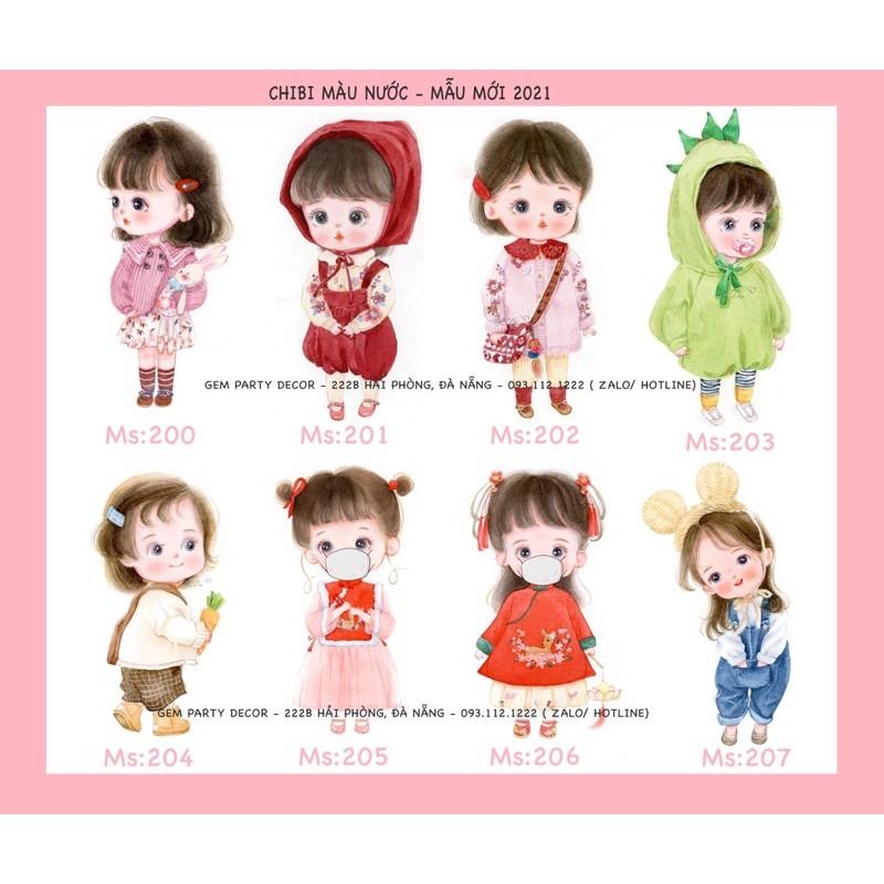 Mẫu hình thêu chibi vừa dễ thương vừa dễ thêu cho người mới bắt đầu  Tiệm  Tạp Hóa Nhà May