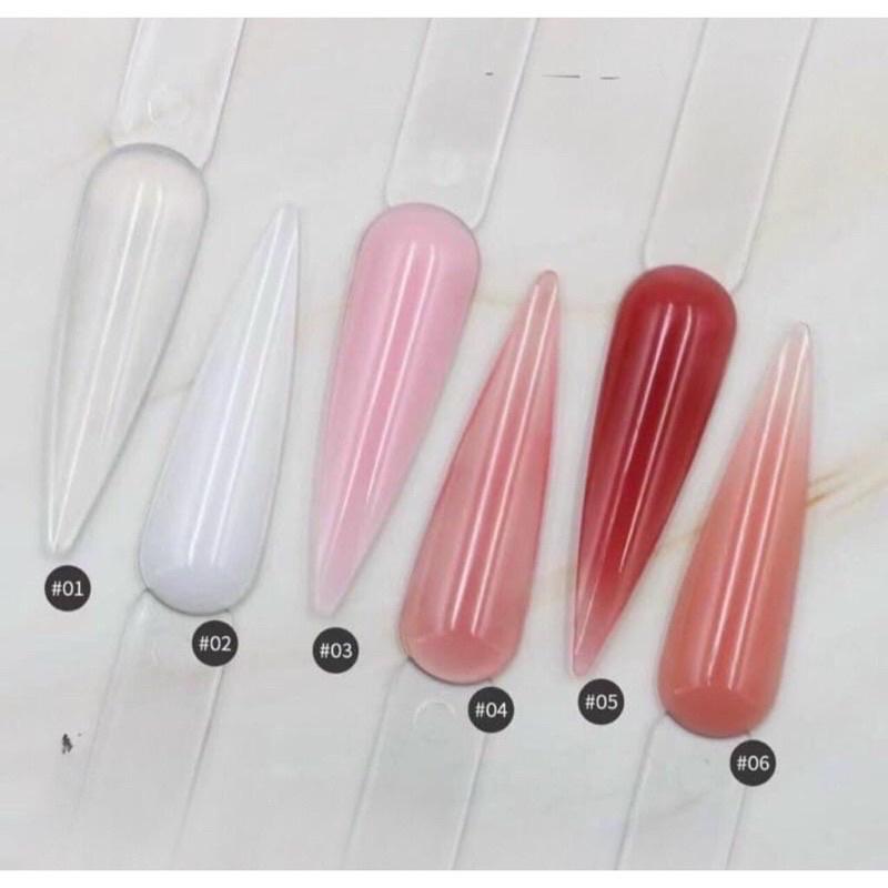 Gel gôm B28T nhiều màu, gel gôm làm nail