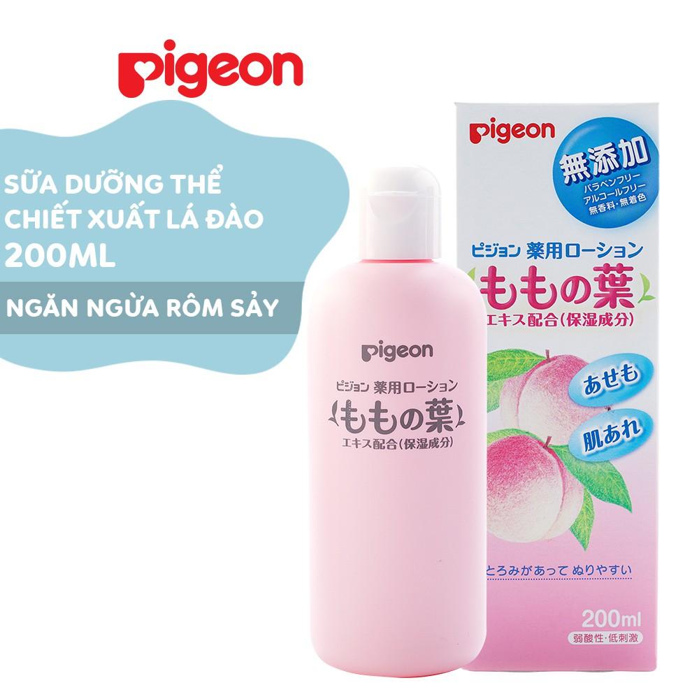 Sữa dưỡng thể chiết xuất lá đào Pigeon 200ml - HSD: 03/2024