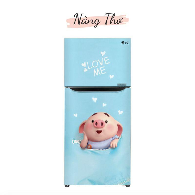 Decal dán tủ lạnh