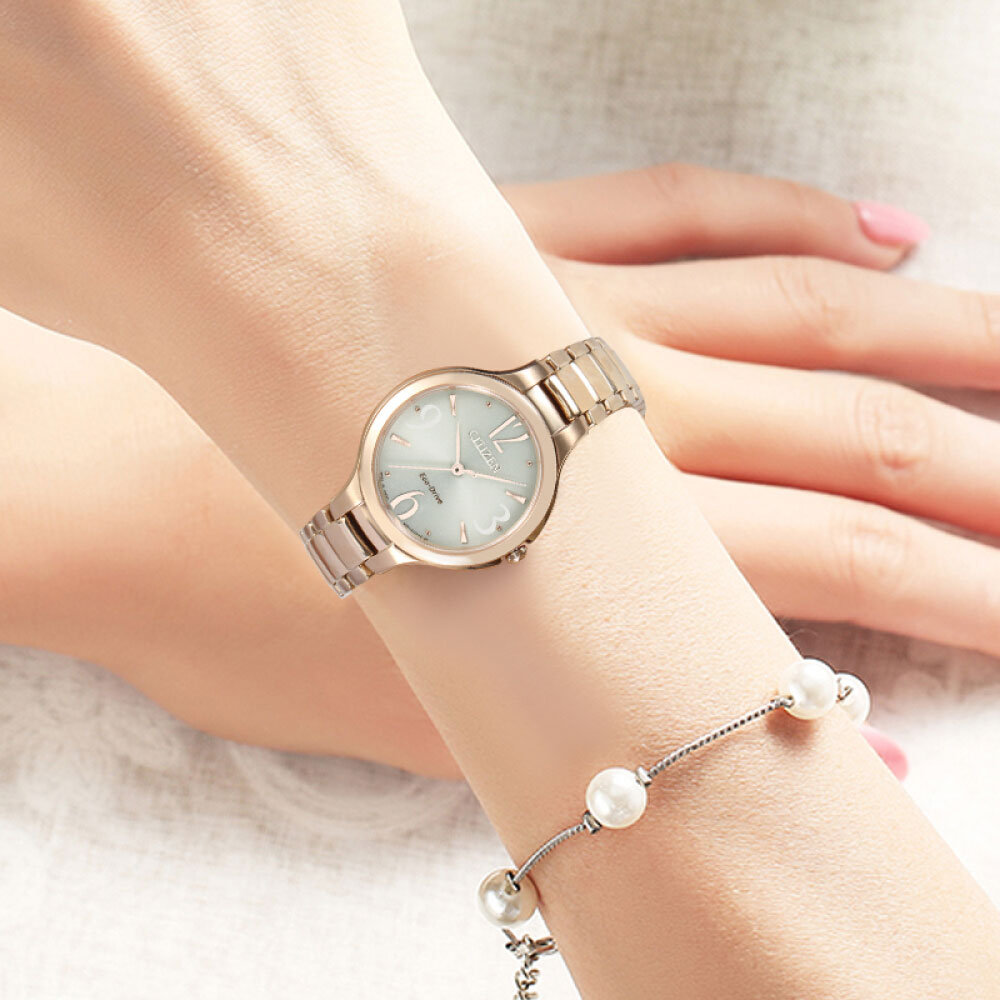 Đồng Hồ Nữ Citizen Dây Thép Không Gỉ EP5992-54P - Mặt Vàng