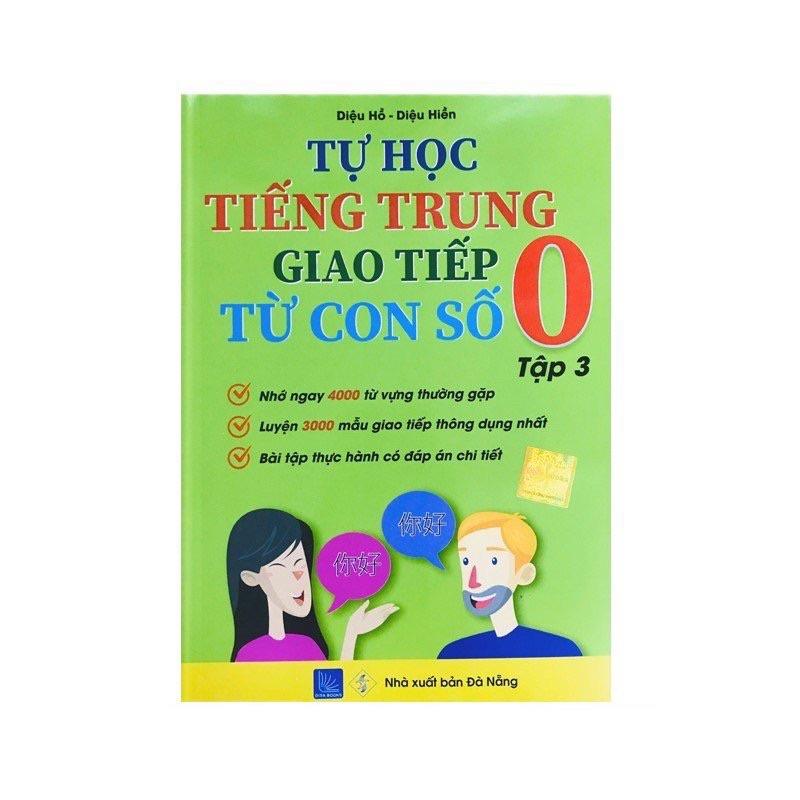 Sách-Tự học tiếng trung giao tiếp từ con số 0 tập 3